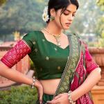 Tussar Silk Digital Print Work A Line Lehenga Choli