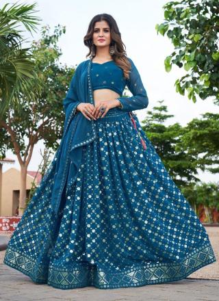 Georgette Readymade Lehenga Choli