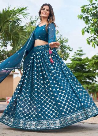 Georgette Readymade Lehenga Choli