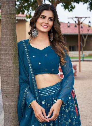 Georgette Readymade Lehenga Choli