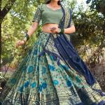 Lehenga Choli Tendance avec Impression Numérique