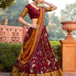 Digital Print Work Designer A Line Lehenga Choli