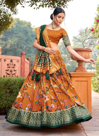 Digital Print Work Designer Classic Lehenga Choli