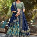 Lehenga Choli Tendance avec Impression Numérique