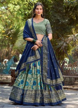 Lehenga Choli Tendance avec Impression Numérique