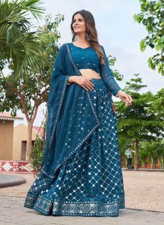 Georgette Readymade Lehenga Choli