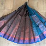 Hand-woven sari for women with blouse part 3030-D11