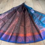 Hand-woven sari for women with blouse part 3030-D11