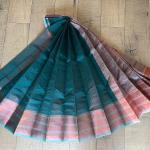 Hand-woven sari for women with blouse part 3030-D2