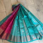 Hand-woven sari for women with blouse part 3030-D5