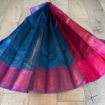 Hand-woven sari for women with blouse part 3030-D6