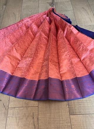 Hand-woven sari for women with blouse part 3030-D7