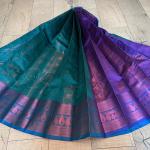 Hand-woven sari for women with blouse part 3030-D9