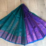 Hand-woven sari for women with blouse part 3030-D9